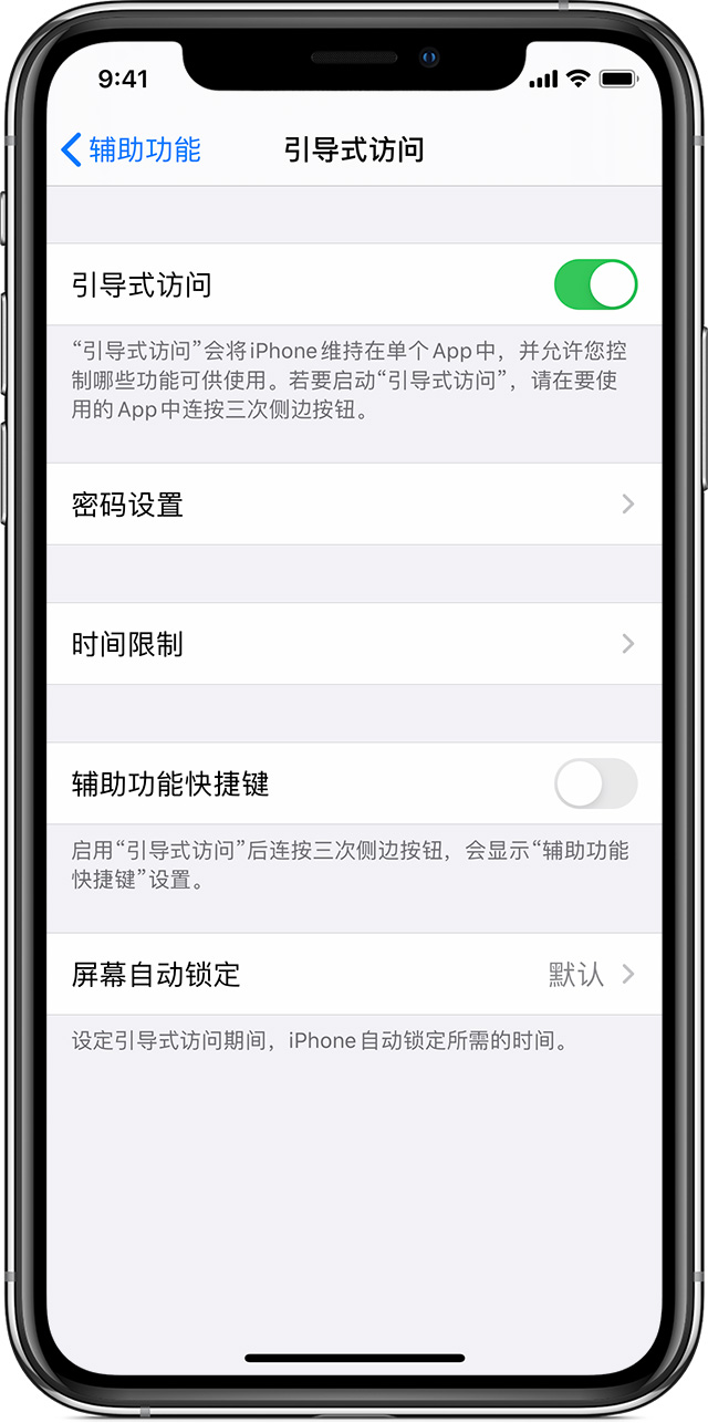 老河口苹果手机维修分享如何在 iPhone 上退出引导式访问 