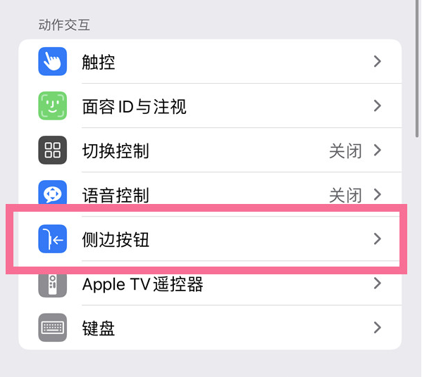 老河口苹果14维修店分享iPhone14 Plus侧键双击下载功能关闭方法 