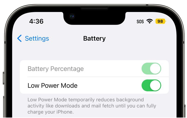 老河口苹果手机维修分享iOS 16 Beta 6电池百分比显示和Beta 5有什么不同 